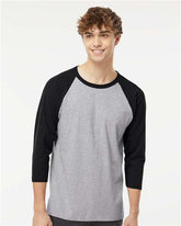 Raglan Three-Quarter Sleeve Baseball T-Shirt - 5540